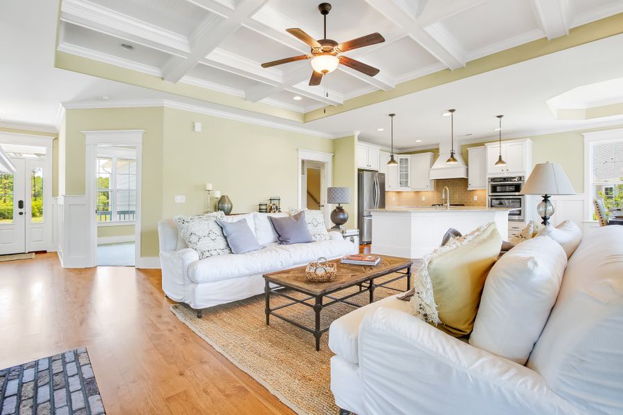Representative furnished interior of a home built from the Ansley by Bill Clark Homes in Sidbury Landing, Wilmington (Image 9).