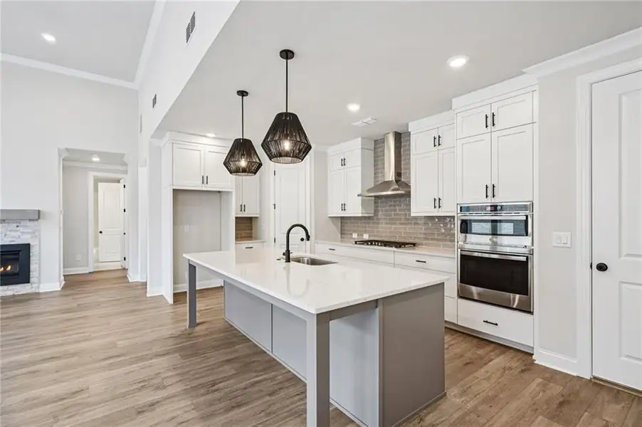 Furnished interior view inside a new home in Promenade at Sawnee Village, Cumming (Image 5).