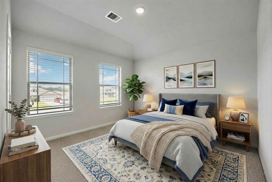 Virtual staged photo of home