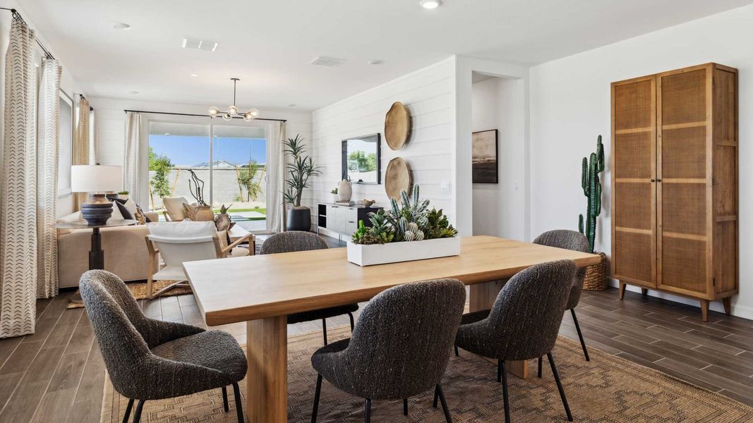 Furnished interior view inside a new home in Apache Farms, Buckeye (Image 12).