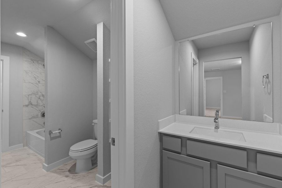 Furnished interior view inside a new home in Barton Creek Ranch, Conroe (Image 5). Furnished interior view inside a new home in Barton Creek Ranch, Conroe (Image 5).