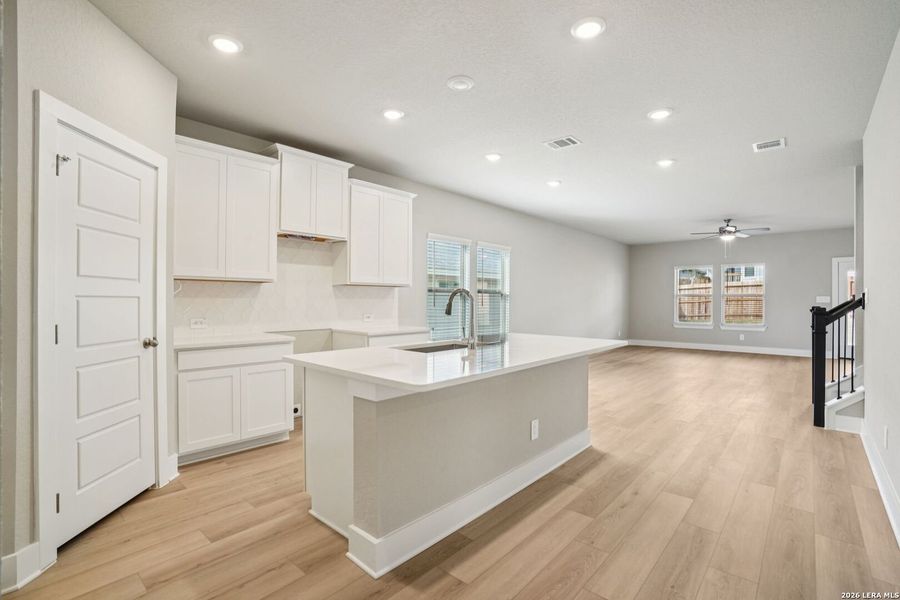 Furnished interior view inside a new home in Legendary Trails - Premier Series, Cibolo (Image 10).