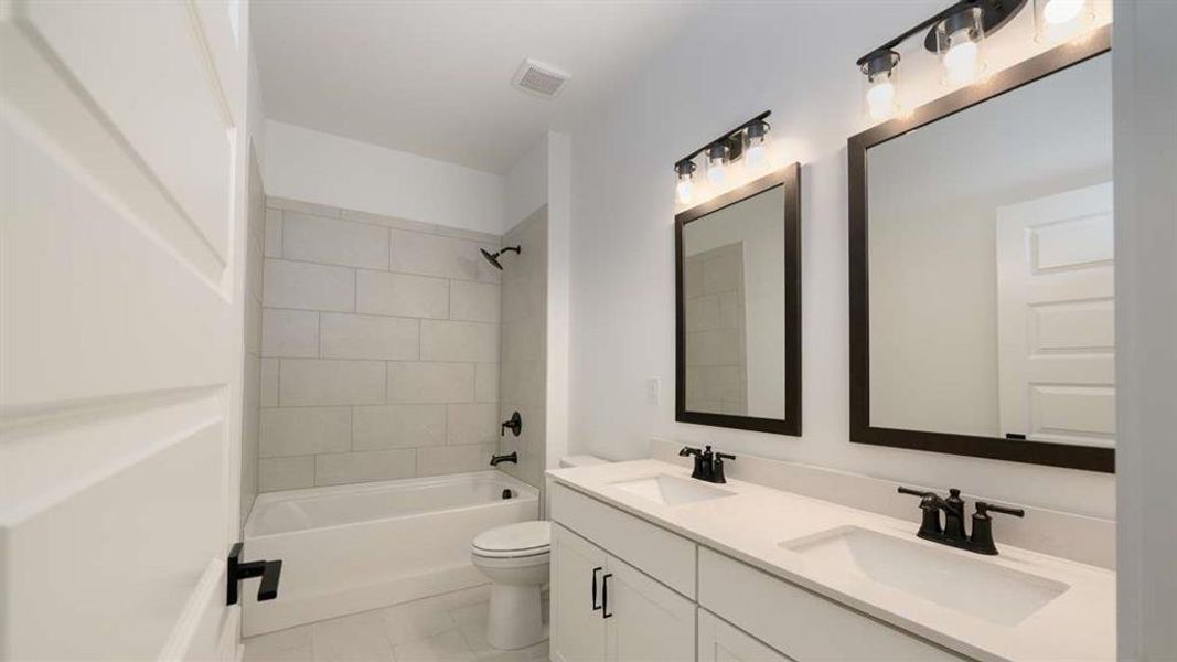 Furnished interior view inside a new home in The Village at Sandy Plains, Marietta (Image 8).