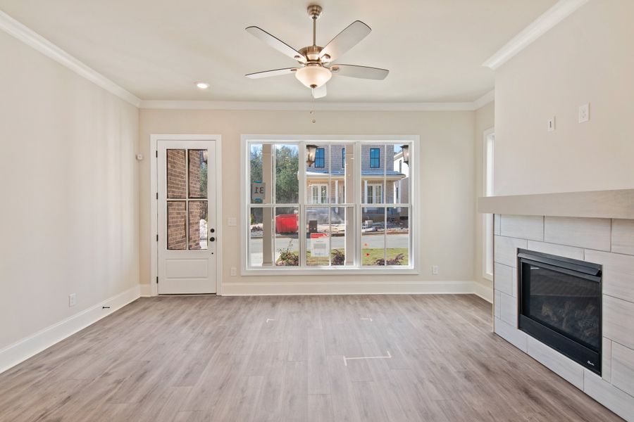 Representative unfurnished interior of a home built from the The Hillsdale by The Providence Group in Waterhaven, Cumming (Image 36).