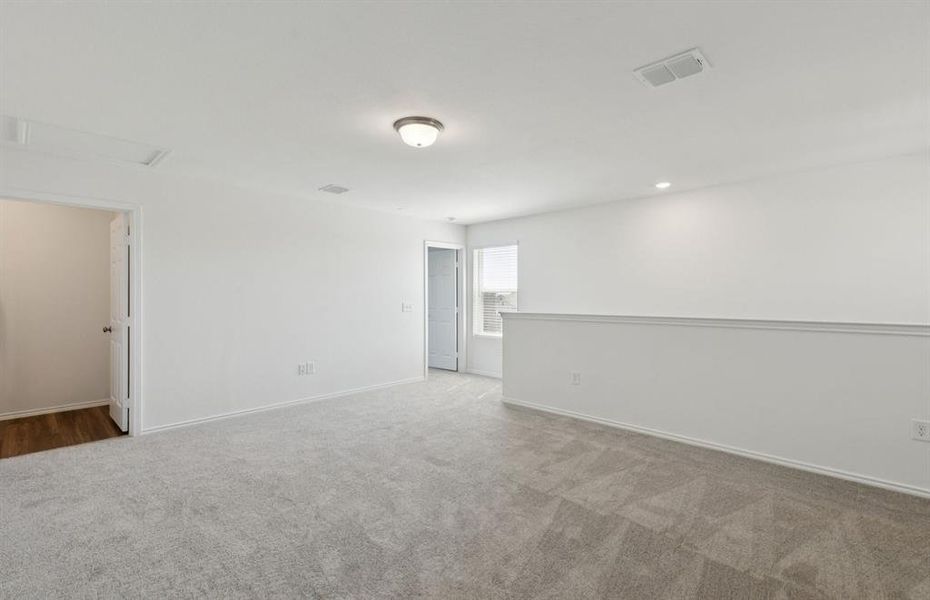 *Model representation. Some features and options may differ - Spacious game room on second level