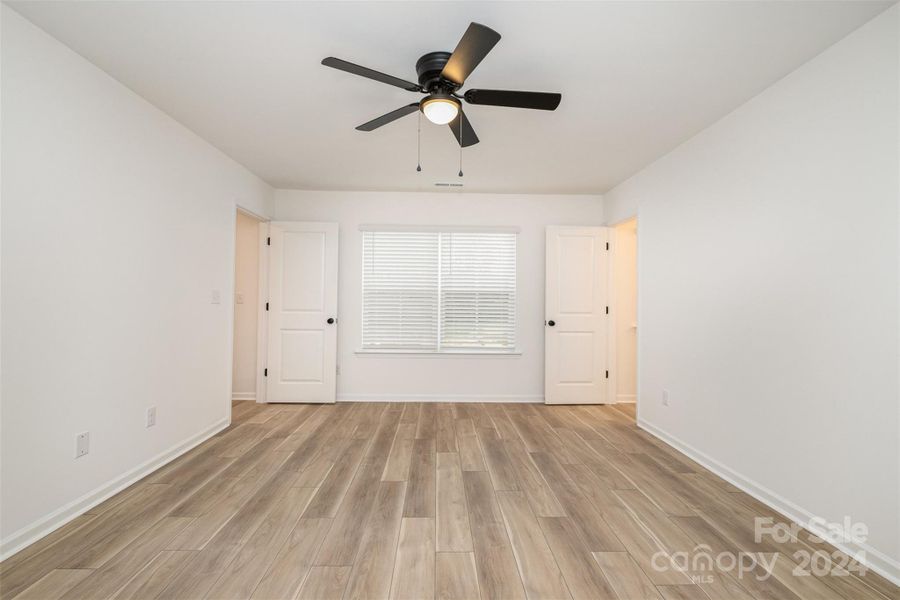 Representative Photo. Primary suite includes fan