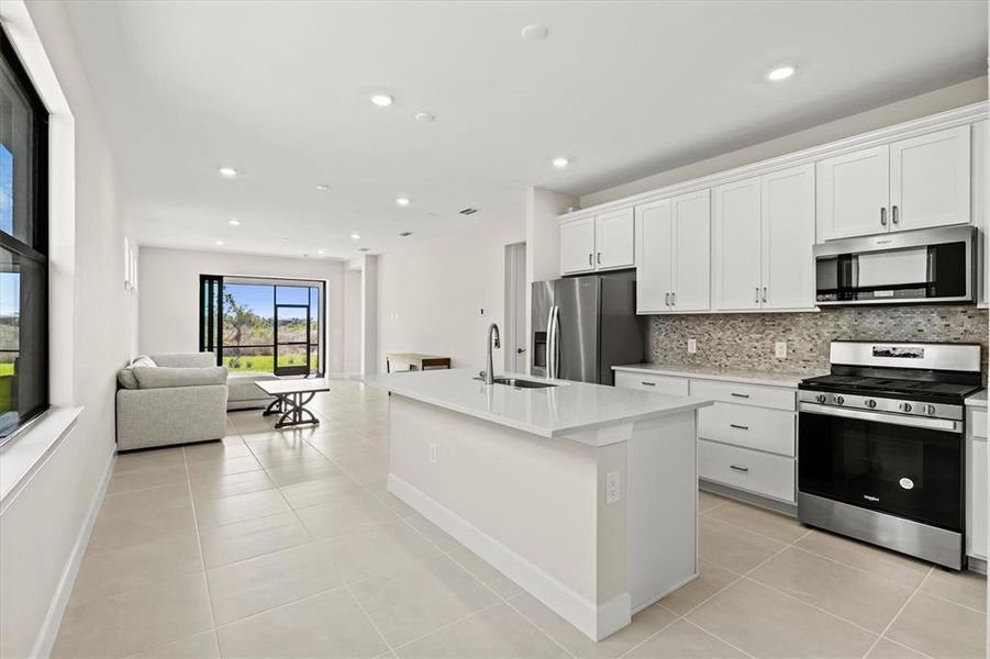 Furnished interior view inside a new home in , Nokomis (Image 13).