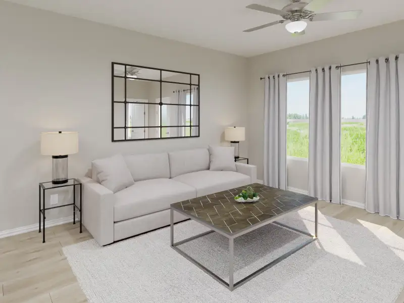 Furnished interior view inside a new home in Lakehaven - Spring Series, Farmersville (Image 4).