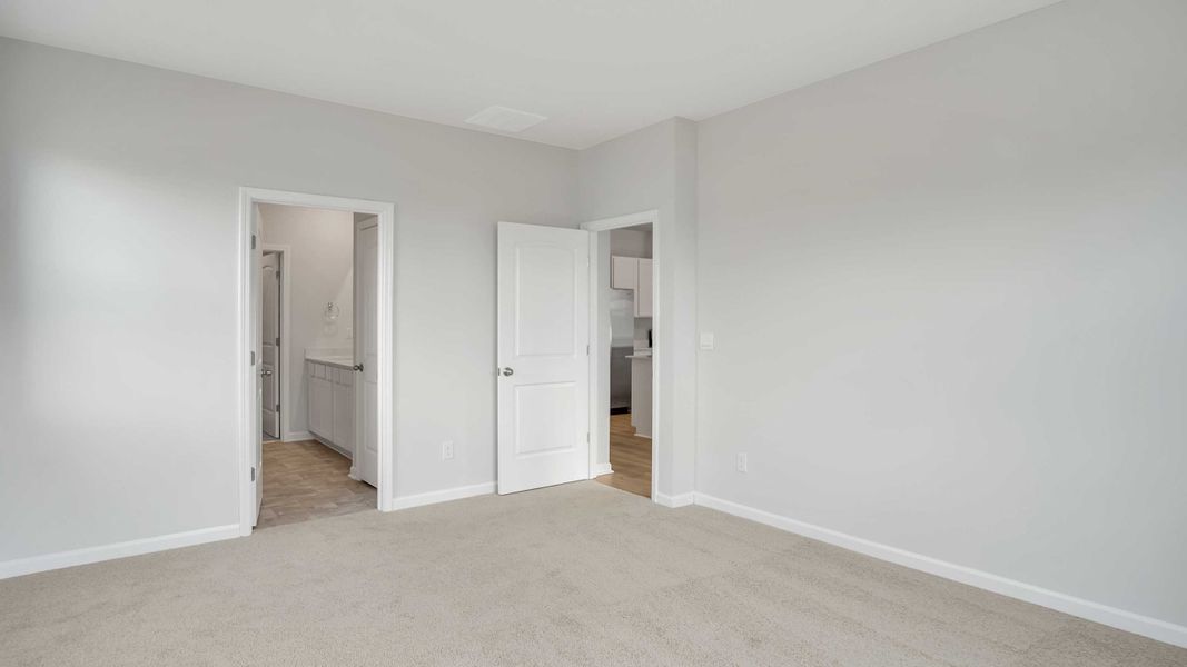 Spacious, unfurnished interior of a new home in The Parks, White House (Image 39). Spacious, unfurnished interior of a new home in The Parks, White House (Image 39).