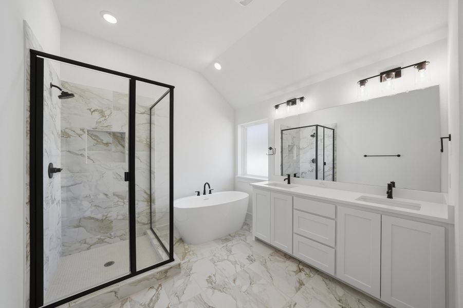 Furnished interior view inside a new home in Fields - 40' Lots, Frisco (Image 13). Furnished interior view inside a new home in Fields - 40' Lots, Frisco (Image 13).