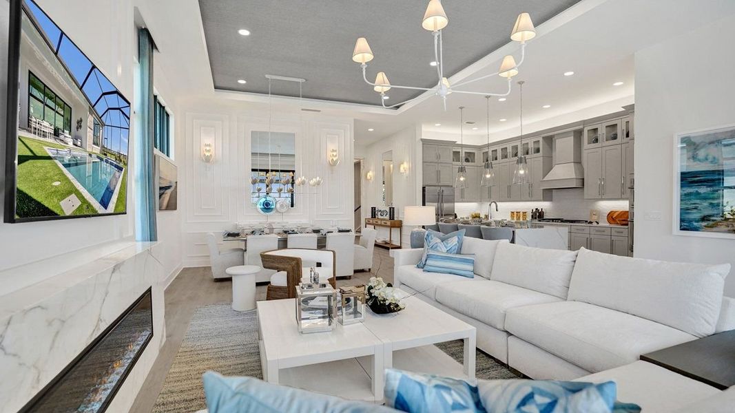 Great Room, Kitchen, Dining Great Room, Kitchen, Dining