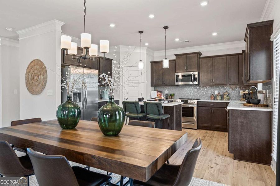 Furnished interior view inside a new home in Bryson Farms, Byron (Image 13).