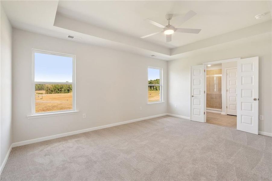 Spacious, unfurnished interior of a new home in The Brooke at Rivertown, South Fulton (Image 19).