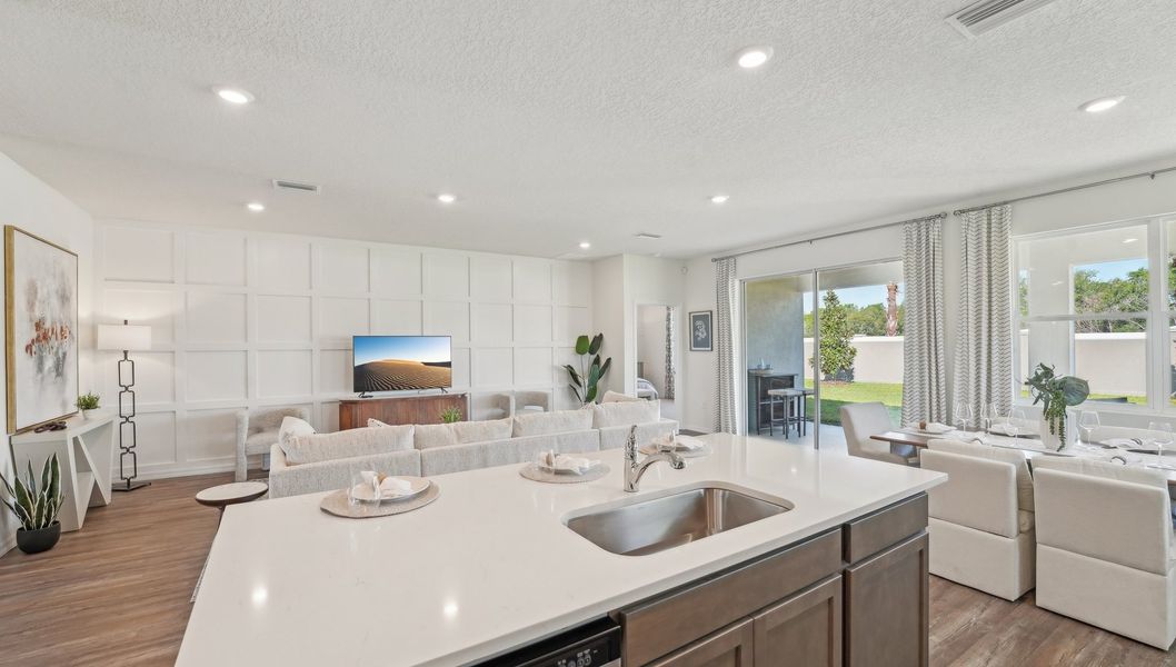 Representative furnished interior of a home built from the Delray by D.R. Horton in Abbott Park, Zephyrhills (Image 16).