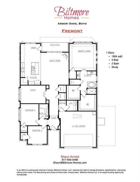2D floor plan layout of this home in , Boyd, TX (Image 5).