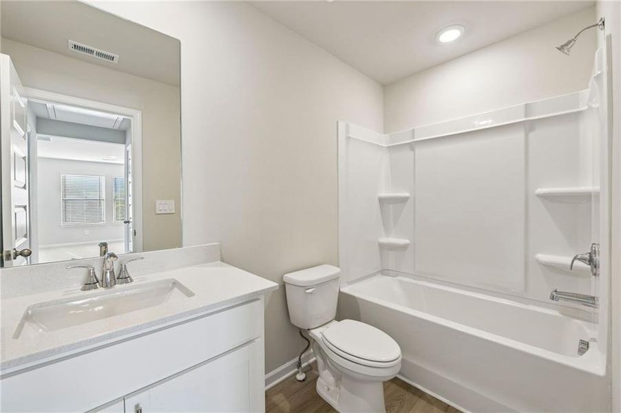 Furnished interior view inside a new home in Hemingway - Reserve Series, Cumming (Image 10). Furnished interior view inside a new home in Hemingway - Reserve Series, Cumming (Image 10).