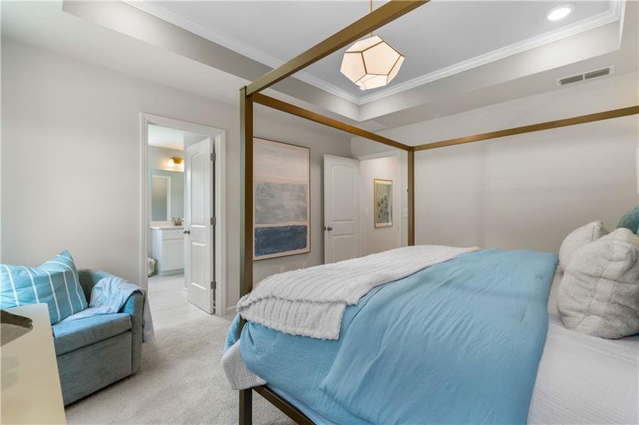 Furnished interior view inside a new home in Abbotts Crossing, Conyers (Image 32). Furnished interior view inside a new home in Abbotts Crossing, Conyers (Image 32).