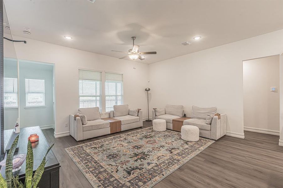 Furnished interior view inside a new home in Westside Preserve, Midlothian (Image 31).
