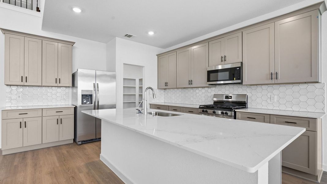 Furnished interior view inside a new home in Lago Mar 50' Homesites, Texas City (Image 5).