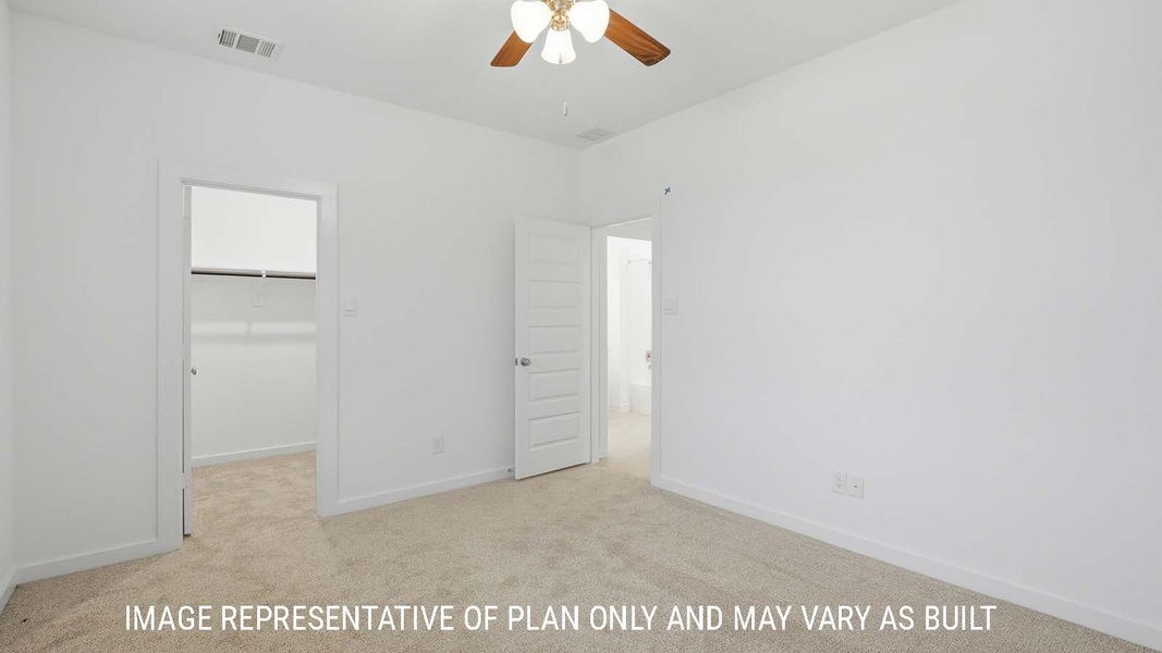 Representative unfurnished interior of a home built from the Berkshire by D.R. Horton in The Woods, Lumberton (Image 30). Representative unfurnished interior of a home built from the Berkshire by D.R. Horton in The Woods, Lumberton (Image 30).