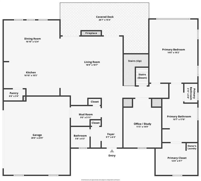 2D floor plan layout of this home in , Flowery Branch, GA (Image 6).