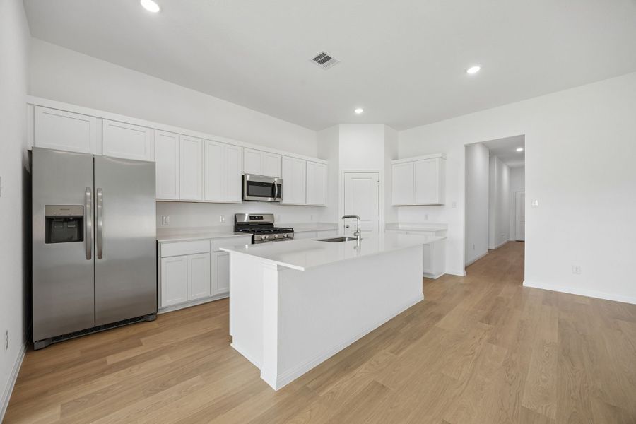 Furnished interior view inside a new home in Riviera Pines, Huffman (Image 8).