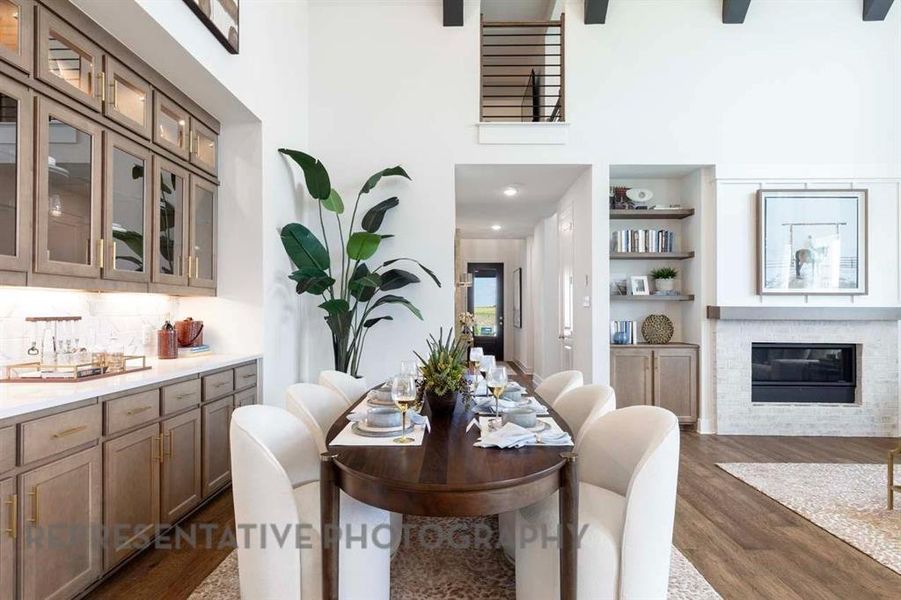 Furnished interior view inside a new home in Heritage Ranch, Sherman (Image 15).