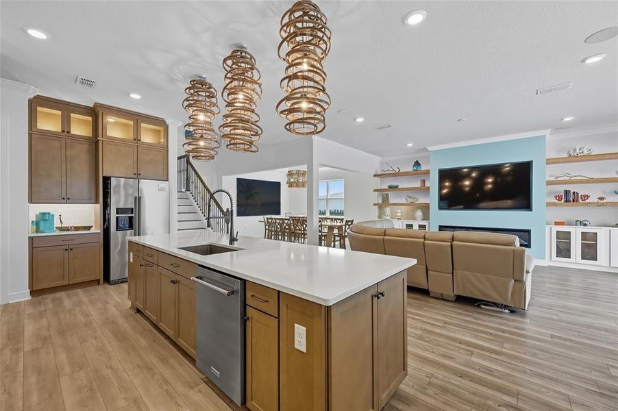 Furnished interior view inside a new home in , Orlando (Image 11).