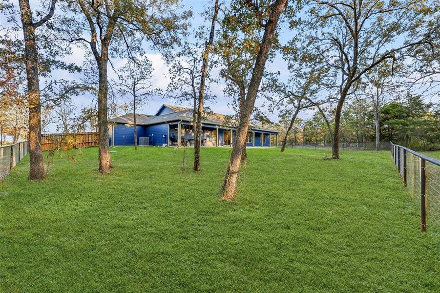 Exterior details and patio area of a home in , Joshua (Image 3).