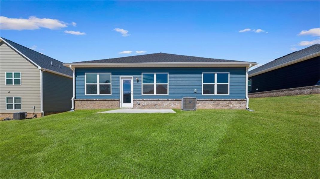 Exterior details and patio area of a home in Willowbrook, Winder (Image 2). Exterior details and patio area of a home in Willowbrook, Winder (Image 2).