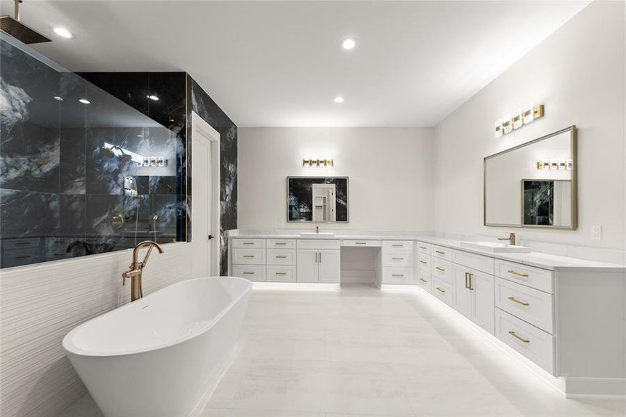 Furnished interior view inside a new home in , Dacula (Image 35).