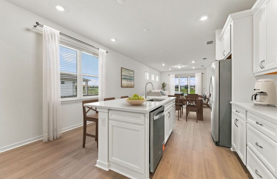 Furnished interior view inside a new home in Del Webb Sunchase, Parrish (Image 7).