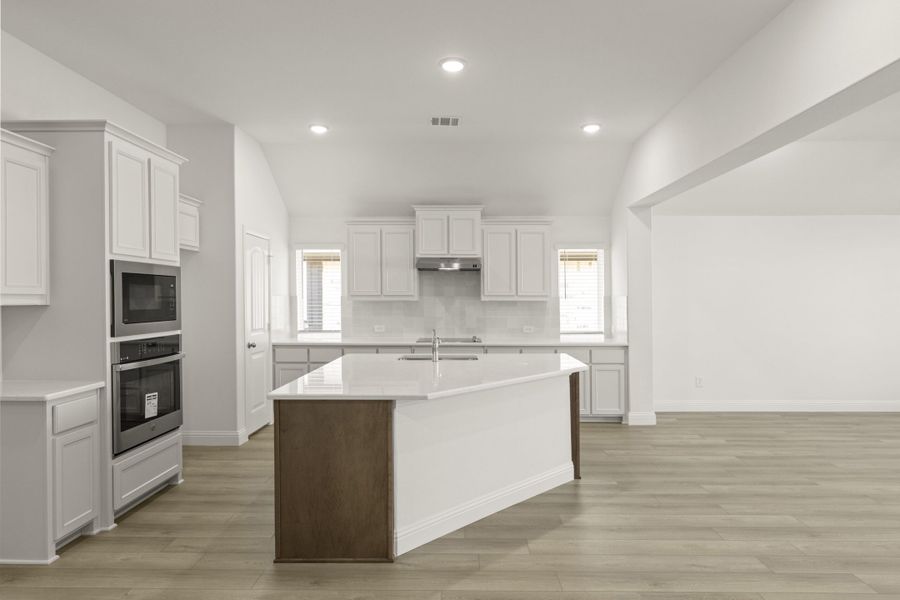 Furnished interior view inside a new home in Keeneland, Aubrey (Image 7).