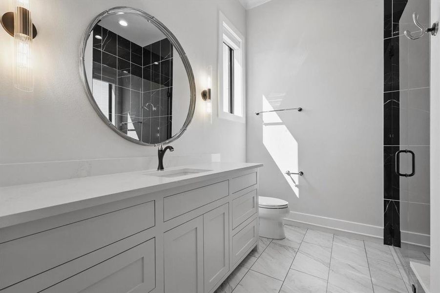 Furnished interior view inside a new home in , Bartonville (Image 30).