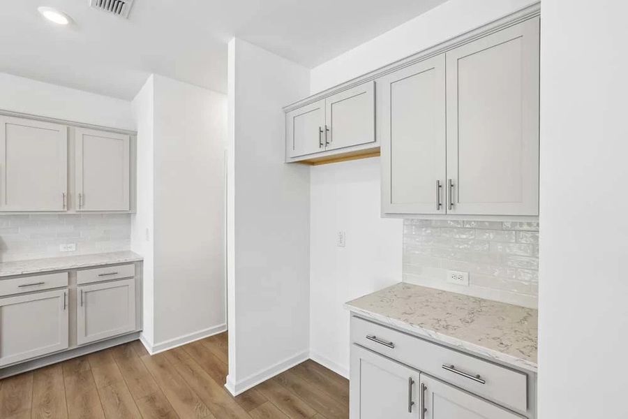 Kitchen featuring Milan Collection Finishes