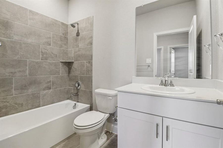 Photo is not of the actual home, but is an inspirational photo of builder’s model home and may depict options, furnishings, and/or decorator features that are not included.