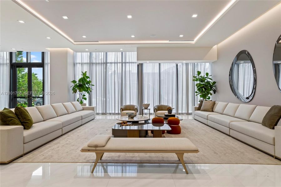 Furnished interior view inside a new home in , Hallandale Beach (Image 6).