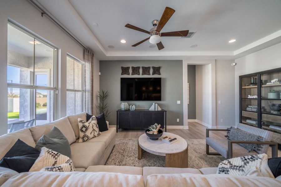 Furnished interior view inside a new home in Legado, Queen Creek (Image 3).