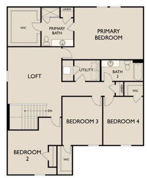 2nd Floorplan - Representative Photo