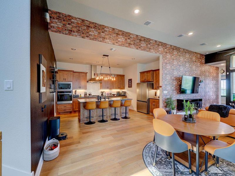 Furnished interior view inside a new home in , Liberty Hill (Image 31).