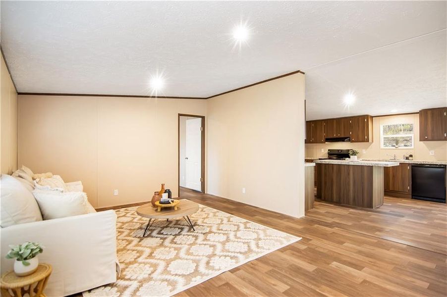 Furnished interior view inside a new home in , Talking Rock (Image 11).