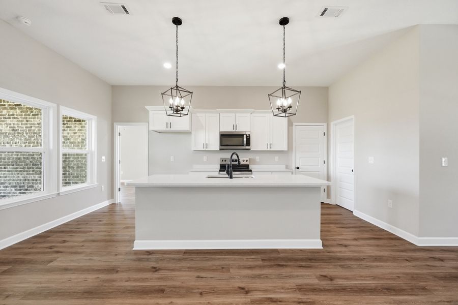 Furnished interior view inside a new home in Southern Charm, Crestview (Image 7).