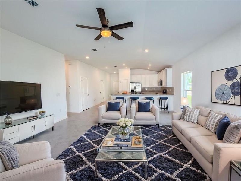 Furnished interior view inside a new home in , Port Charlotte (Image 6).