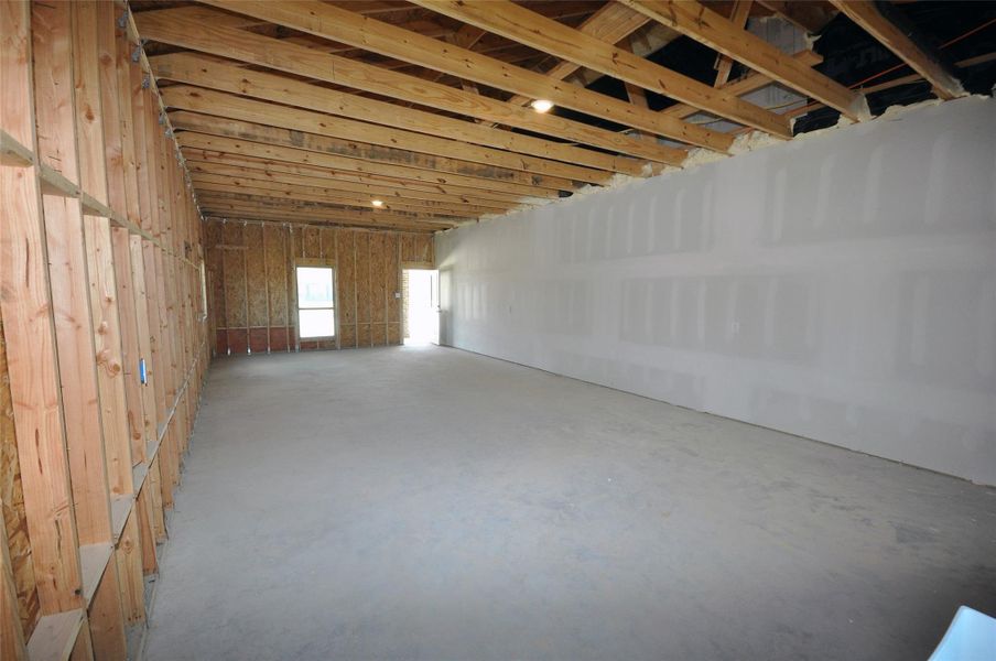 In-progress construction of a new home in Pedregal, League City, TX (Image 46).