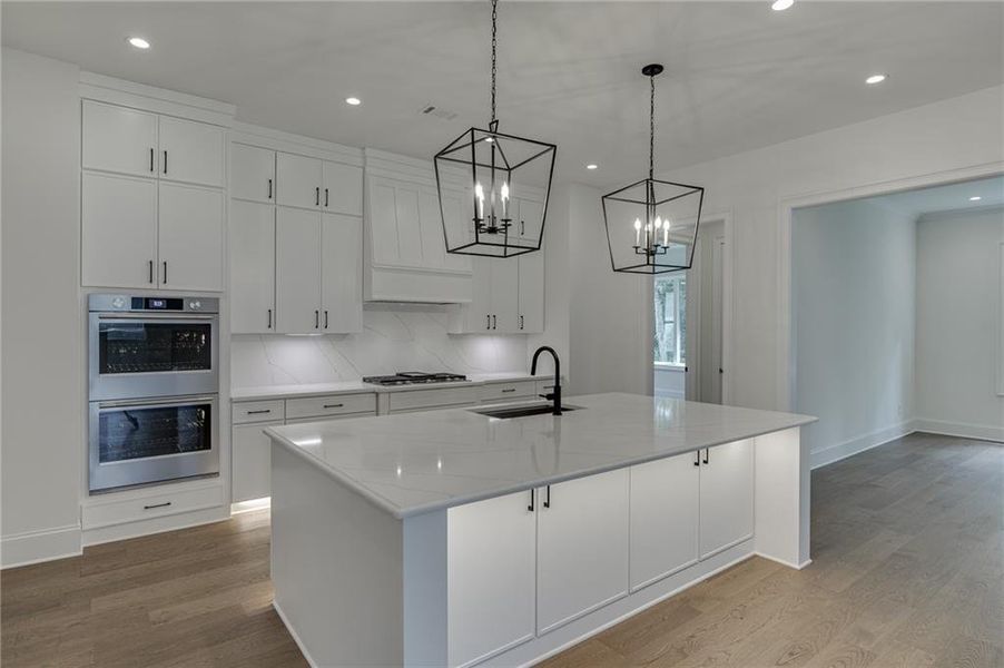 Furnished interior view inside a new home in , Buford (Image 15).