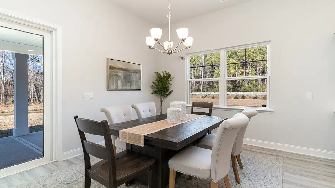 Furnished interior view inside a new home in The Preserve at Shaftesbury Glen, Conway (Image 8).