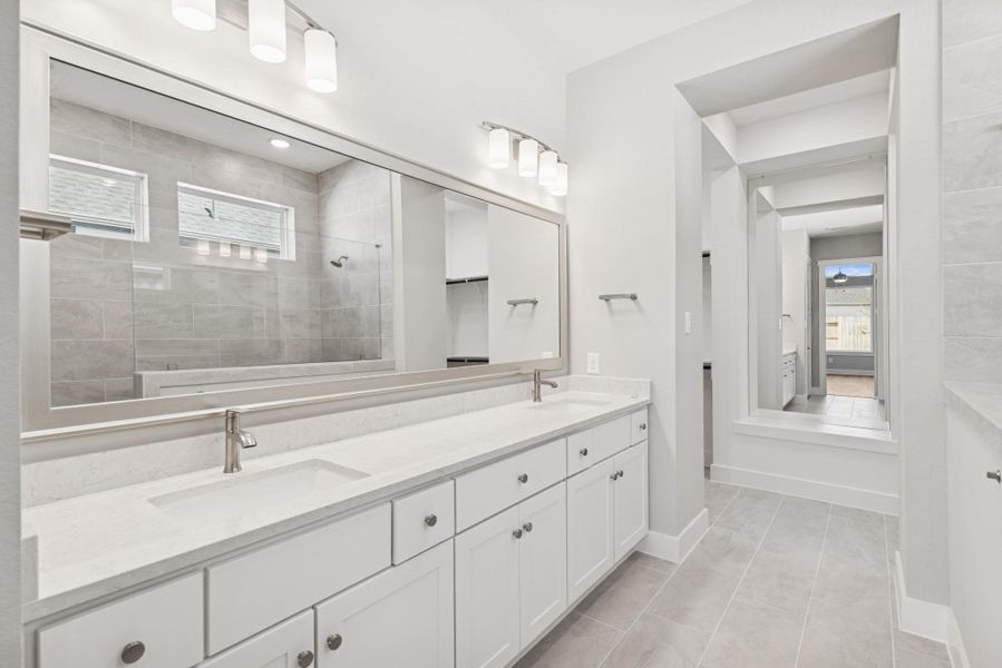 Furnished interior view inside a new home in ARTAVIA 50' Homesites, Conroe (Image 9).