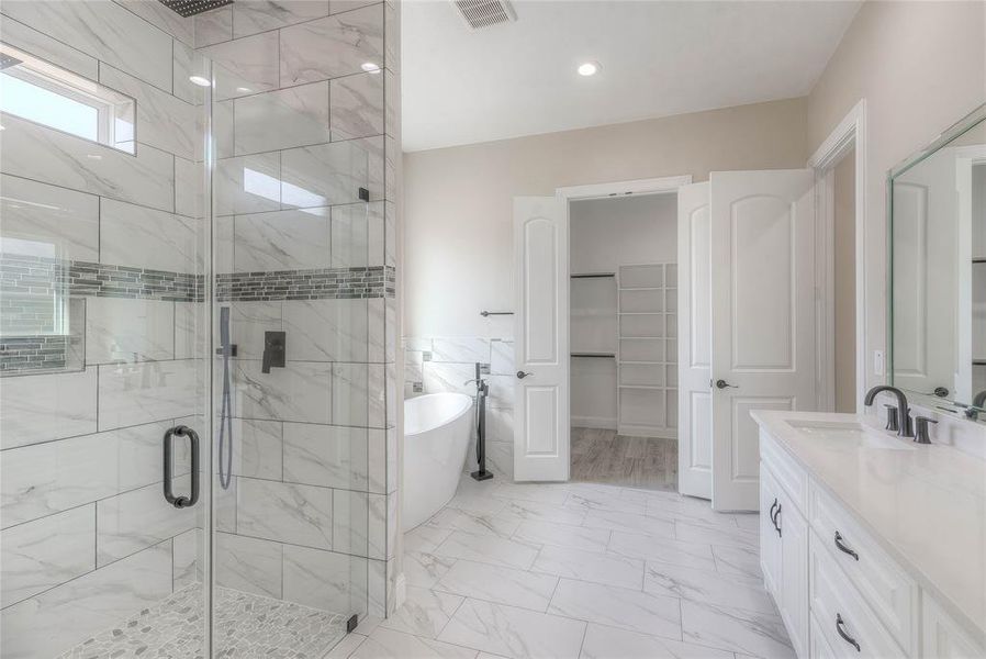 Another view of master bathroom