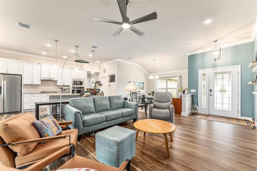 Furnished interior view inside a new home in , Inverness (Image 30).