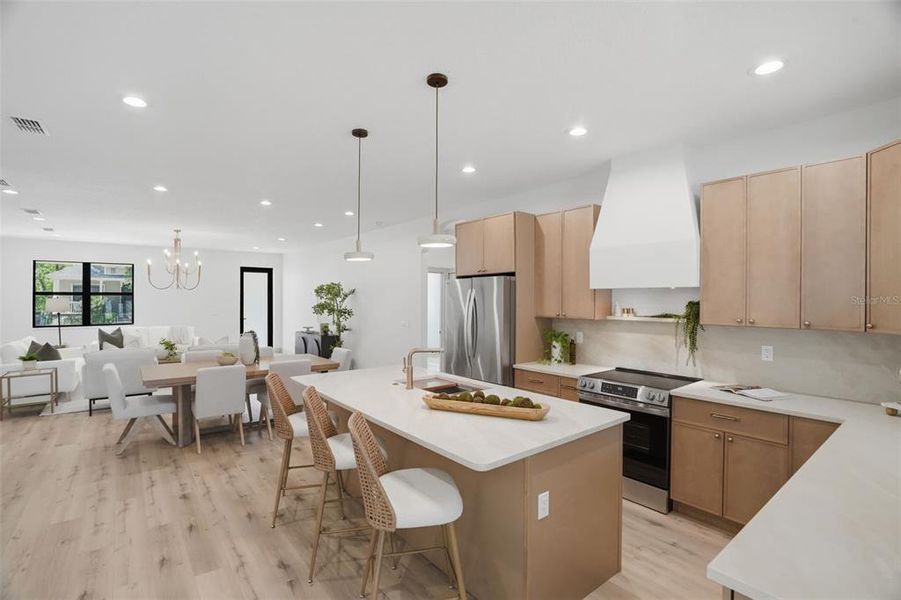 Furnished interior view inside a new home in , Tampa (Image 14).